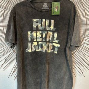 Vintage Full Metal Jacket Distressed Gray T-shirt